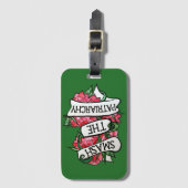 Étiquette À Bagage Smash le patriarcat (Devant Vertical)