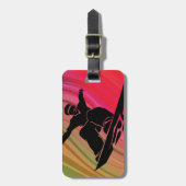 Étiquette À Bagage Snowboard Jump (Devant Vertical)