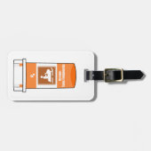 Étiquette À Bagage Snowmobiling Is My Drug (Devant horizontal)