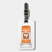 Étiquette À Bagage Snowmobiling Is My Drug (Devant Vertical)