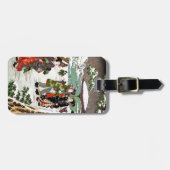 Étiquette À Bagage Snowscape japonais (Devant horizontal)