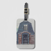 Étiquette À Bagage Snowy Day (Devant Vertical)