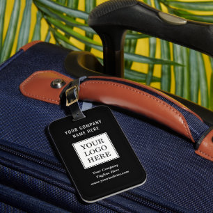Étiquette À Bagage Société de logo d'affaires personnalisé moderne Vo