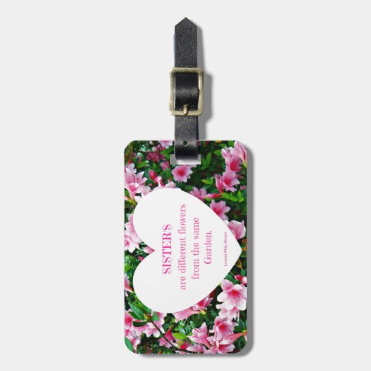 Étiquette À Bagage Soeurs ! (Devant Vertical)