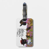 Étiquette À Bagage Soeurs (Dos Vertical)