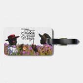 Étiquette À Bagage Soeurs (Dos horizontal)