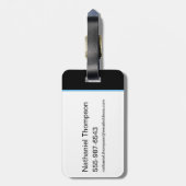 Étiquette À Bagage Soirée Gotham Knights dans le logo (Dos Vertical)