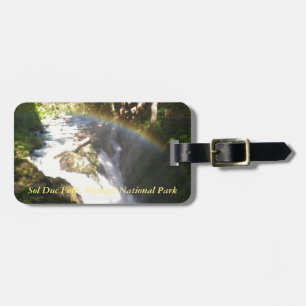 Étiquette À Bagage Sol Duc Falls Carré national olympique Carreau