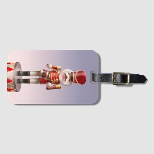 Étiquette À Bagage Soldat de chien Nutcracker (Devant Horizontal)