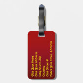 Étiquette À Bagage Soldat Jouet Nutty Nutcracker (Dos Vertical)