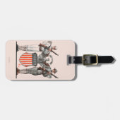Étiquette À Bagage Soldat, marin et bouclier des États-Unis (Devant horizontal)
