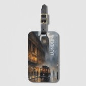 Étiquette À Bagage Soleil après la pluie à Londres (Devant Vertical)