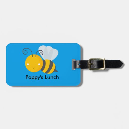 Étiquette À Bagage Soleil l'étiquette d'abeille (Devant horizontal)