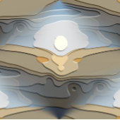 ÉTIQUETTE À BAGAGE SOLEIL SUR LES COLLINES  