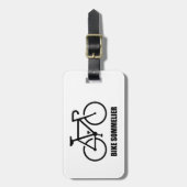 Étiquette À Bagage Sommelier de vélo (Devant Vertical)