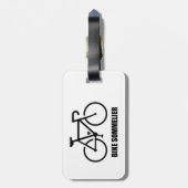 Étiquette À Bagage Sommelier de vélo (Dos Vertical)