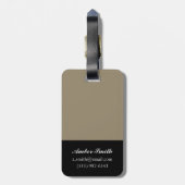 Étiquette À Bagage Sonnet de bord de mer III (Dos Vertical)