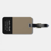 Étiquette À Bagage Sonnet II (Dos horizontal)