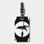 Étiquette À Bagage sorcière d'halloween (Devant Vertical)