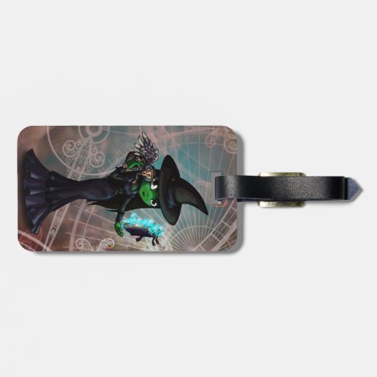Étiquette À Bagage Sorcière mauvaise (Dos horizontal)