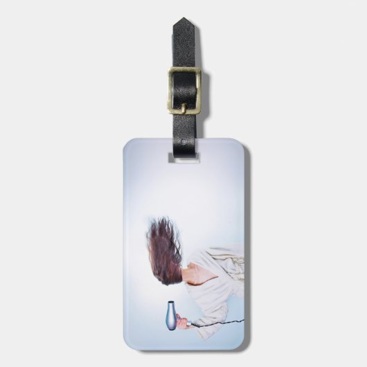 Étiquette À Bagage Soufflé loin (Devant Vertical)