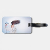 Étiquette À Bagage Soufflé loin (Dos horizontal)