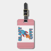 Étiquette À Bagage Soufflez le bateau de Rocket (Devant Vertical)