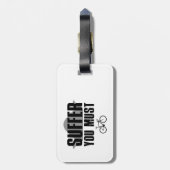 Étiquette À Bagage Souffrez-vous (Dos Vertical)