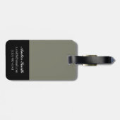 Étiquette À Bagage Soulagement floral I (Dos horizontal)