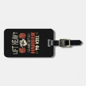 Étiquette À Bagage Soulevez Lourd Et Obtenez Plus Difficile De Tuer (Devant horizontal)