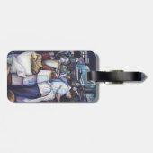 Étiquette À Bagage Soupe à la tête de poisson, Singapour (Dos horizontal)