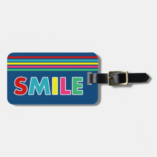 Étiquette À Bagage Souriez !