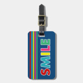 Étiquette À Bagage Souriez ! (Devant Vertical)