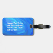 Étiquette À Bagage Sous la mer (Dos horizontal)