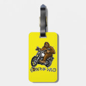 Étiquette À Bagage Soutenu pour être sauvage (Dos Vertical)