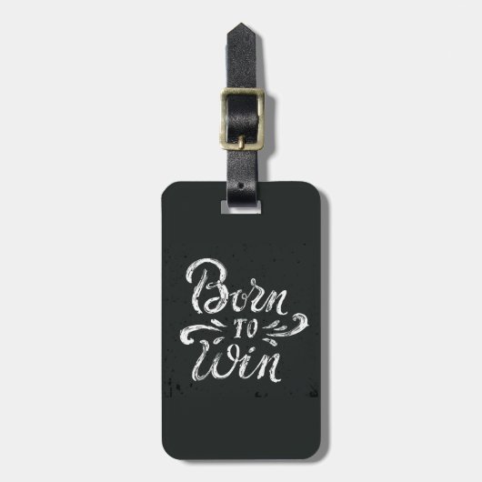 Étiquette À Bagage Soutenu pour gagner (Devant Vertical)