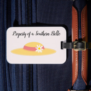 Étiquette À Bagage Southern Belle Summer Daisy Casquette Cute Cartoon