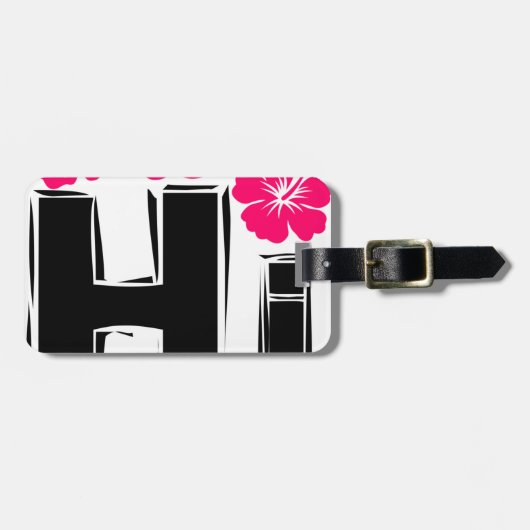 Étiquette À Bagage Souvenirs de cadeaux d'Hawaï (Devant horizontal)