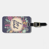 Étiquette À Bagage Soyez aimable (Devant horizontal)