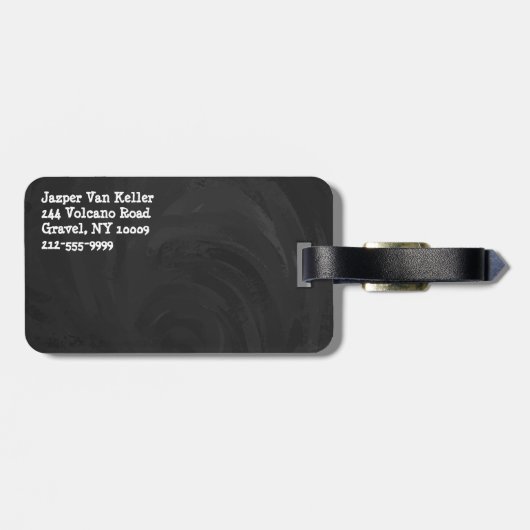 Étiquette À Bagage Soyez alerte (Dos horizontal)