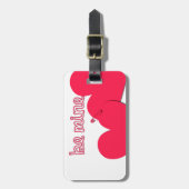 Étiquette À Bagage Soyez mien Deux coeurs pin de sécurité Valentine L (Devant Vertical)