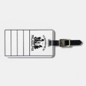 Étiquette À Bagage Soyez plutôt à Philadelphie (Devant horizontal)