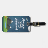 Étiquette À Bagage Soyez toujours prêt pour une aventure ! (Devant horizontal)