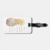 Étiquette À Bagage Soyez une étiquette de bagage d'ananas (Dos horizontal)