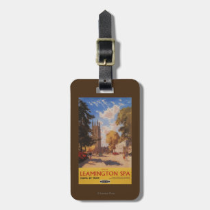 Étiquette À Bagage Spa royal, affiche britannique de chemins de fer