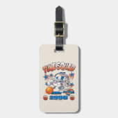 Étiquette À Bagage SPACE JAM™ BUGS BUNNY™ #1 Graphique de basketball (Devant Vertical)