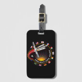 Étiquette À Bagage Space Mission Patch (Devant Vertical)