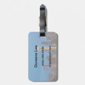 Étiquette À Bagage Space Needle et le centre de Seattle (Dos Vertical)