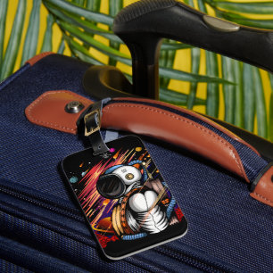 Étiquette À Bagage Spaceman