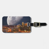 Étiquette À Bagage Spacey Pittsburgh (Devant horizontal)